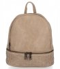 BEE BAG Modny Plecaczek Damski Dolly Ciemno Beżowy
